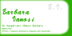 barbara vamosi business card